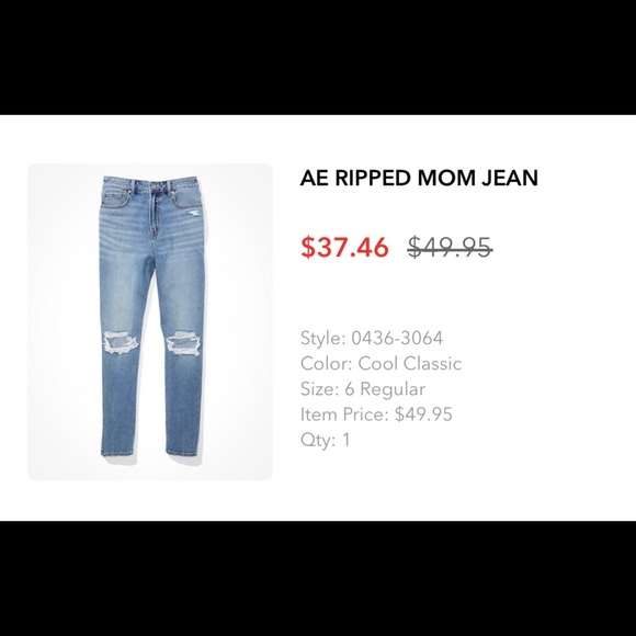 AE ripped mom jeans - Picture 2 of 3